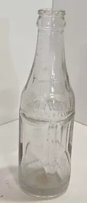 Vintage 6 OZ Clear Bottle - Coca Cola Soda Water - 6 Star - Charlottesville VA • $4.49