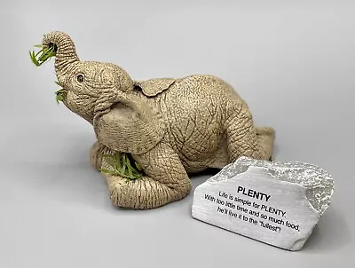 The Herd Elephant “Plenty” By Martha Carey Sculpture Collectable Rare #3129 Box • $49.99