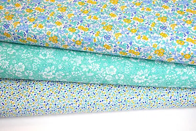 LIBERTY FABRIC  - Flower Show Sunrise - Quilting 100% Cotton Craft Quilt • £8.99