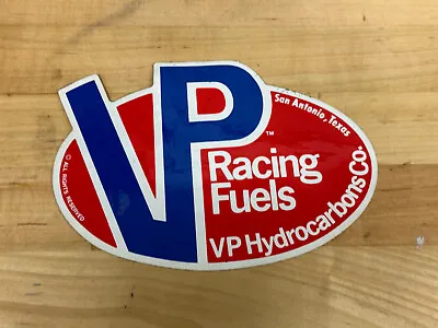 VP Racing Fuels Original Vintage Hot Rod Auto Racing Decal 7  Hydrocarbons Texas • $9.99