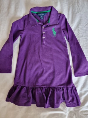 £7 • Buy Girls Ralph Lauren Polo Purple Tennis Dress Age 4 Years