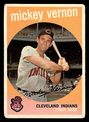 1959 Topps #115 Mickey Vernon • $1.95