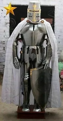 Medieval Knight Armor Wearable Suit Of Armor Full Body Armour Shield Sword Prop • $475