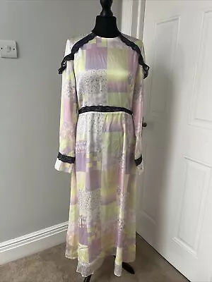 BNWT Olivia Rubin Dress 100% Silk UK 14 RRP £350 • £85