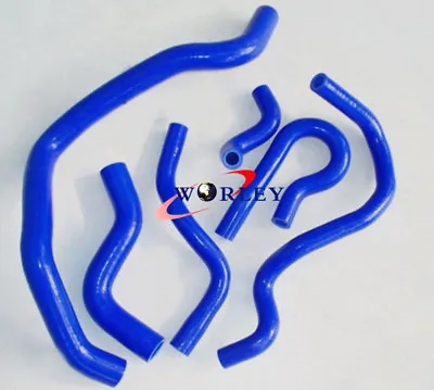 BLUE Silicone Radiator/Heater Hose For Honda Civic EK4/EK9/EG6 B16/B18 1992-2000 • $40