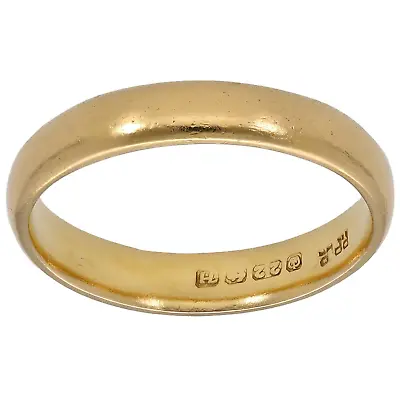 22ct Gold Ring 4.93g Wedding Plain Size P - Fully Hallmarked • £290