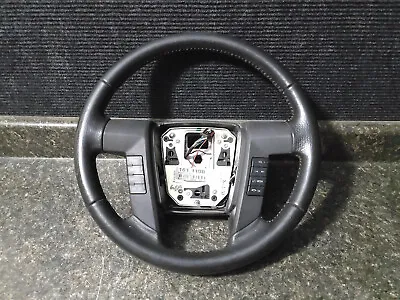 09-14 Ford F-150 F150 Leather Steering Wheel Charcoal Black 9L34-3F563-SB35B8 • $250