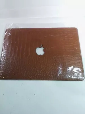 Brown Crocodile Leather Case Shell Cover For MacBook Air 13 15 Pro 13 14 15 16 • $19.99