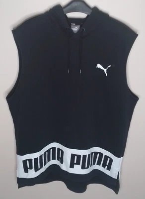 $29.99 • Buy Puma Sleeveless Hooded Jumper Men's Large Black Hoodie Adult Activewear