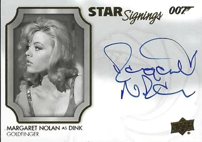James Bond Villains & Henchmen Margaret Nolan - Dink - Autograph SS-MN • $39.32