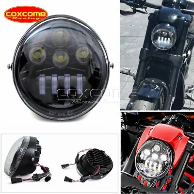 $109.99 • Buy For Harley Vrod V-ROD VRSC VRSCA LED Projector Headlight Hi/Lo Beam W/ DRL Light