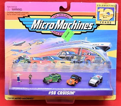 New Sealed Micro Machines #28 Cruisin 10 Years Collector Mini Galoob 19529 • $21.99