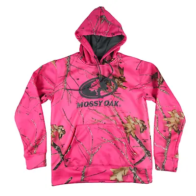 Mossy Oak Women's Fleece Camo Hoodie Pullover Pink Size Medium • $13.65