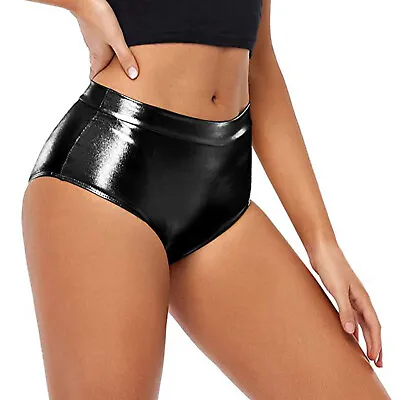 Women's Shiny Metallic Shorts Party Show Dance Bottoms Hot Pants Booty Shorts  • £11.63