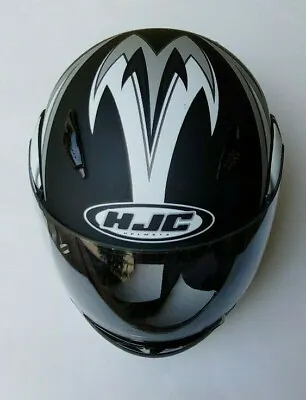 HJC Climax Element Matte Black And White Full Face Motocycle Helmet (S) Gear • $169.99