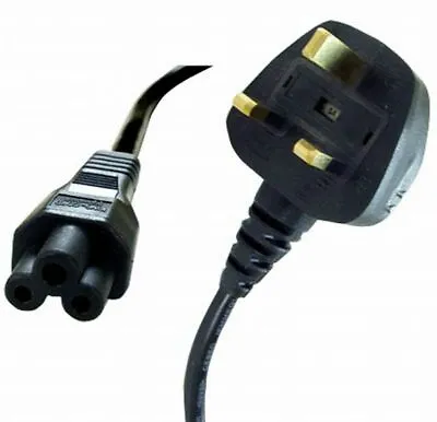 £8.42 • Buy 5m Power Cord - UK Plug To C5 Clover Leaf CloverLeaf Lead Cable [003116]