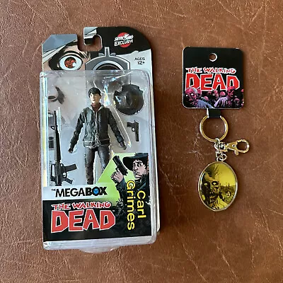 The Walking Dead CARL GRIMES 5 Inch Action Figure & Key Chain New! • $29.99