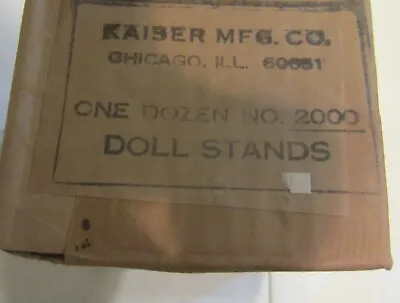 Vintage Kaiser Doll Stands Sealed Box - 1 Dozen  • $100