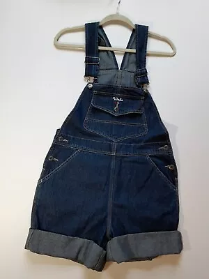 Women's Walls Cowgirl Ranch Wear Blue Denim Shorts Overalls Size Small Relaxed • $22