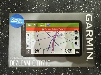 BRAND NEW Garmin DezlCam OTR710 7  GPS Truck Navigator With Built-in Dash Cam • $539.49