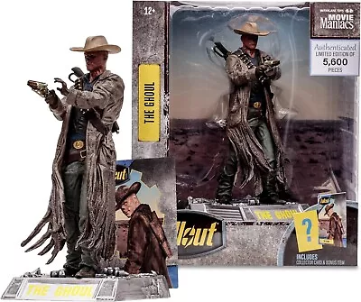 McFarlane Toys Movie Maniacs Fallout 6-Inch The Ghoul Posed Figure PRE-ORDER • $74.96