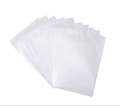 100 Pieces (9x12 Inch) Clear Plastic Bags For Packaging Clothing & T-Shirts  • $20.23