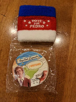 NIP Napoleon Dynamite Vote For Pedro Wristband 2006 • $10