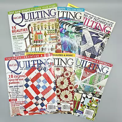 McCall's Quilting Magazine 2011 Full Year Lot Of 6 Issues With Pattern Sheets • $22.50