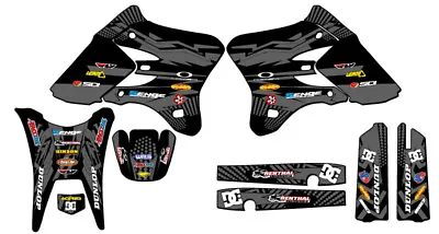 2003-2004 WR 450 F MAYHEM Black Senge Graphics Kit Compatible With Yamaha • $134.99