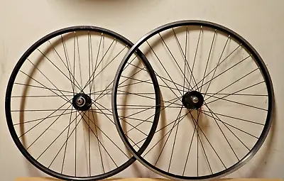 700c -  Fixed Gear Wheelset - Black - Sealed Hubs - With Cog - Lock Ring. • $169.99