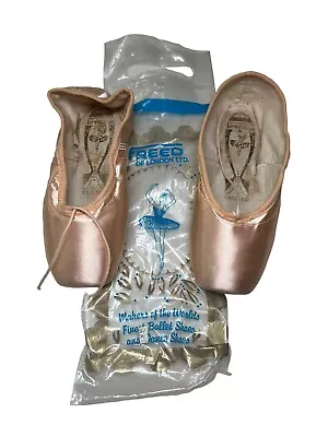 FREED London Pointe Shoe Ballet NEW Vintage Pink 2X A • $38