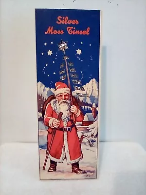Vintage Christmas Silver Moss Tinsel Made In Germany • $38.50