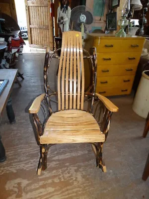 Hickory   And  Oak  Rocking  Chair  • $295