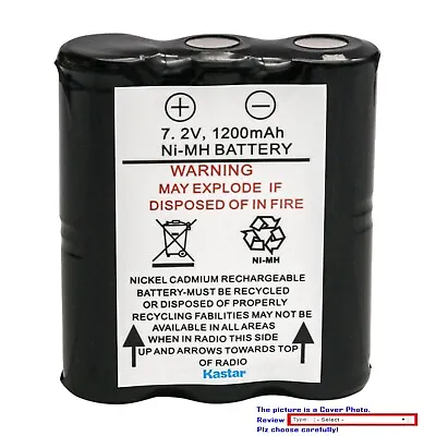 Kastar NiMH Battery 7.2V 1200mAh For Motorola HNN9044 HNN9044A HNN9044AR Battery • $42.99