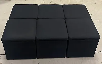 Black Footstool/buffet/ottoman/pouffe With Storage X 20 • £50