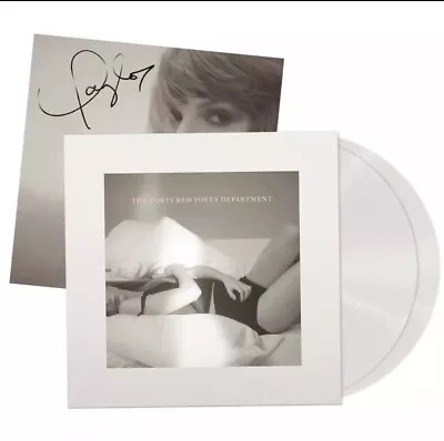 Tortured Poets Department Vinyl + “The Manuscript” With HAND SIGNED Photo  • $198.99