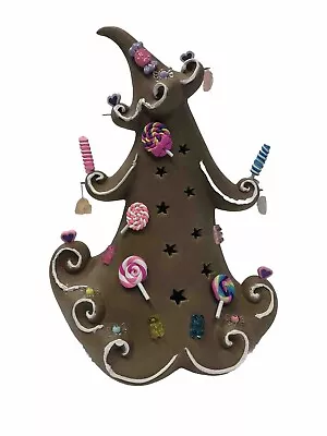 Ceramic Gingerbread “LOLLY  JOLLY” Tree - 12” - Plugs In & Lights Up! • £97.30