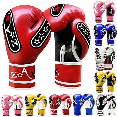 £10.44 • Buy Junior Boxing Gloves Kids Boxing Gloves Training Practise Gloves Child 4,6,8 OZ