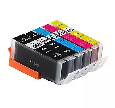 5x Generic Ink PGI650XL CL651XL For Canon Pixma MG5460/5560/6360/6460/7160 MX926 • $9.50