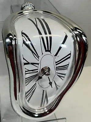 Working Surreal Melting Wall Clock Salvador Dali Style Watch Battery Operated • $15.99