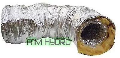 Rhino Approved Acoustic Sono Ducting 5M Meters 200mm 8 Inch Hydroponics • £37.02