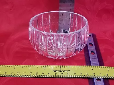 Mikasa Park Lane  4  Round Crystal Bowl Candy Dish • $115.45