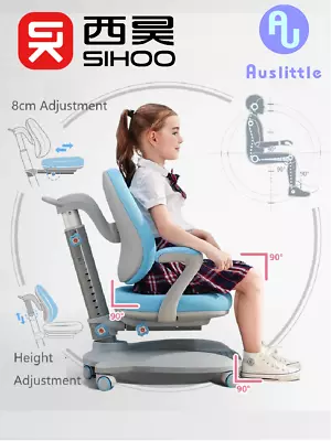 Auslittle🔥Height Adjustable Student Kids Juniors Ergonomic Office Study Chair • $240