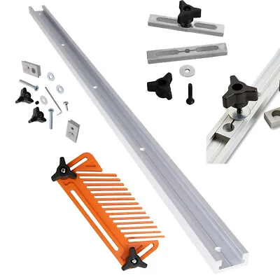 T Track T Slot Miter Track Jig Fixture Aluminium Alloy Woodworking Tool Kits UK • $11.07