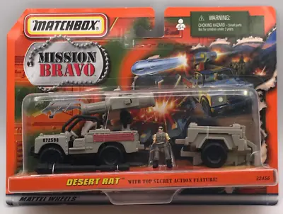 Matchbox - Desert Rat - #32456 - Mission Bravo - Mattel Wheels 1998 - NIB • $19.99