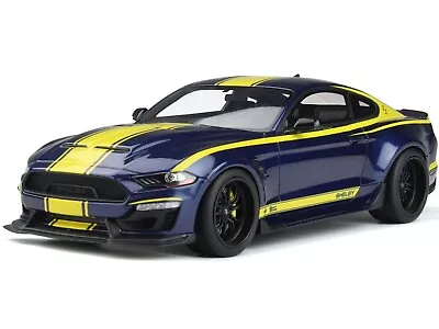 2021 Shelby Mustang Super Snake Coupe Blue 1/18 Model Car By Gt Spirit Gt871 • $139.99