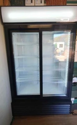 £650 • Buy Empire Double Sliding Door Display Cooler Commercial Fridge Excellent Condition