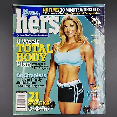 Muscle & Fitness Hers Magazine Biggest Loser Kim Lyons November December 2006 • $17.99