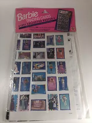 Vintage Mattel Barbie Doll Trading Card 1991 Collector Poster NIP New • $5.98