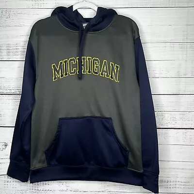 Knights Apparel Mens Size M Sweatshirt Michigan University Wolverines Hoodie MU • $19.99